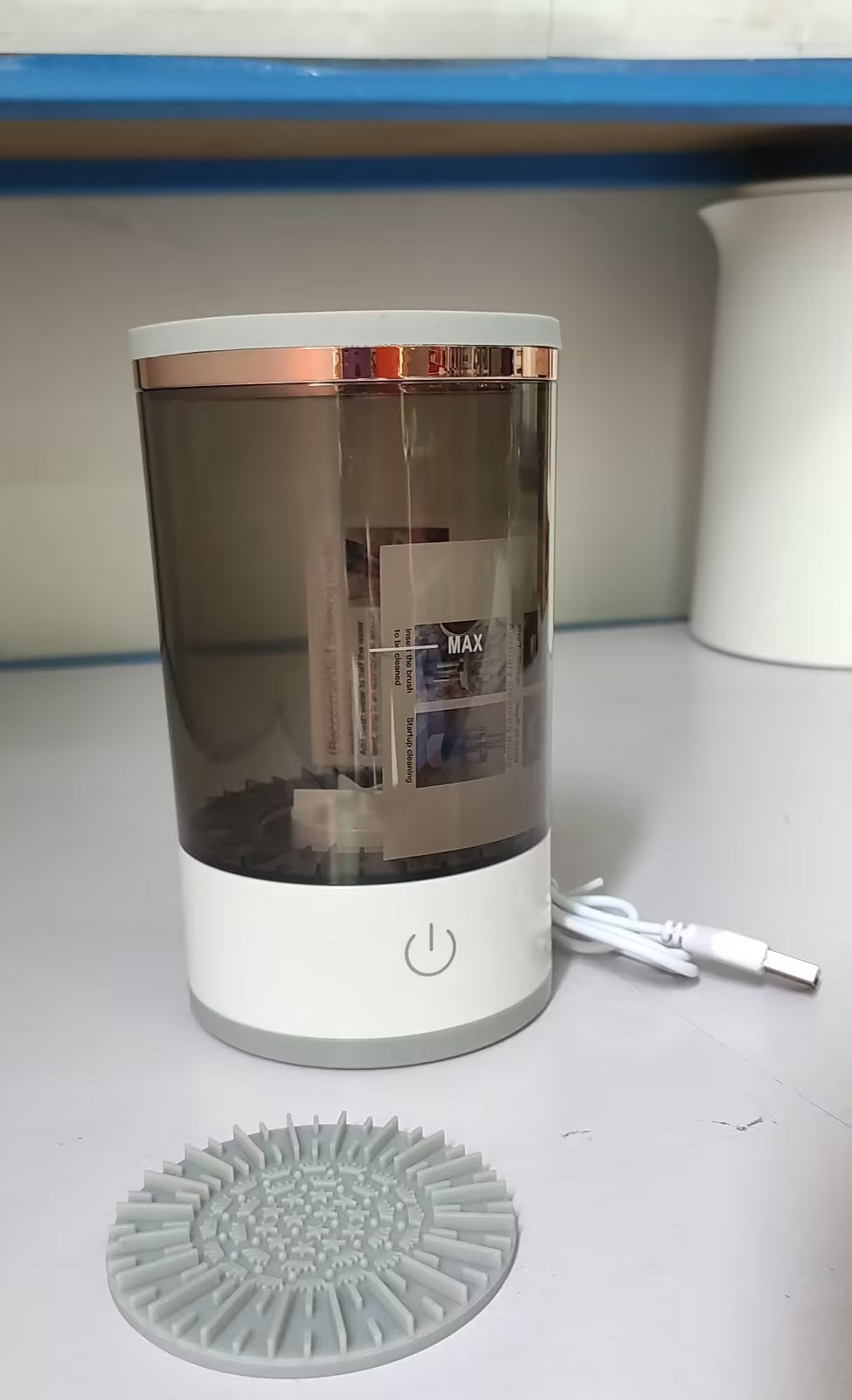 USB Electric Makeup Brush Cleaner – Portable Auto Brush Dryer