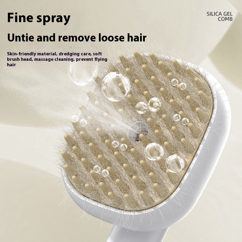 Spray Massage Comb – Electric Pet Grooming Brush