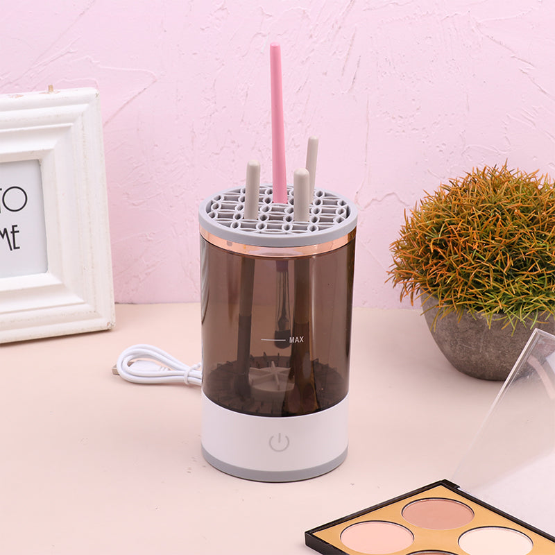 USB Electric Makeup Brush Cleaner – Portable Auto Brush Dryer