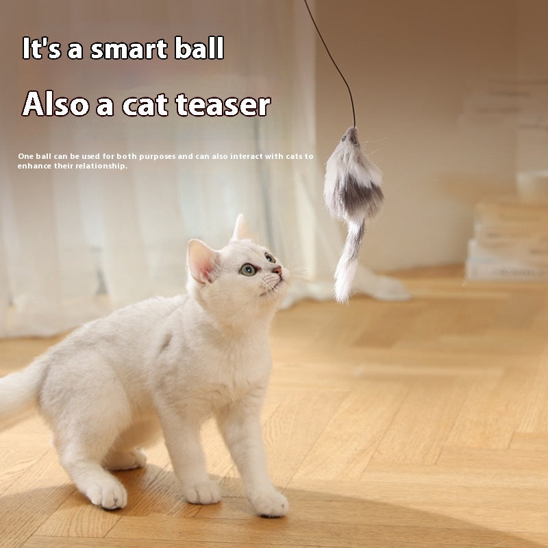 Automatic Rolling Cat Toy – Interactive Electric Moving Ball with Motion Sensor, USB Rechargeable