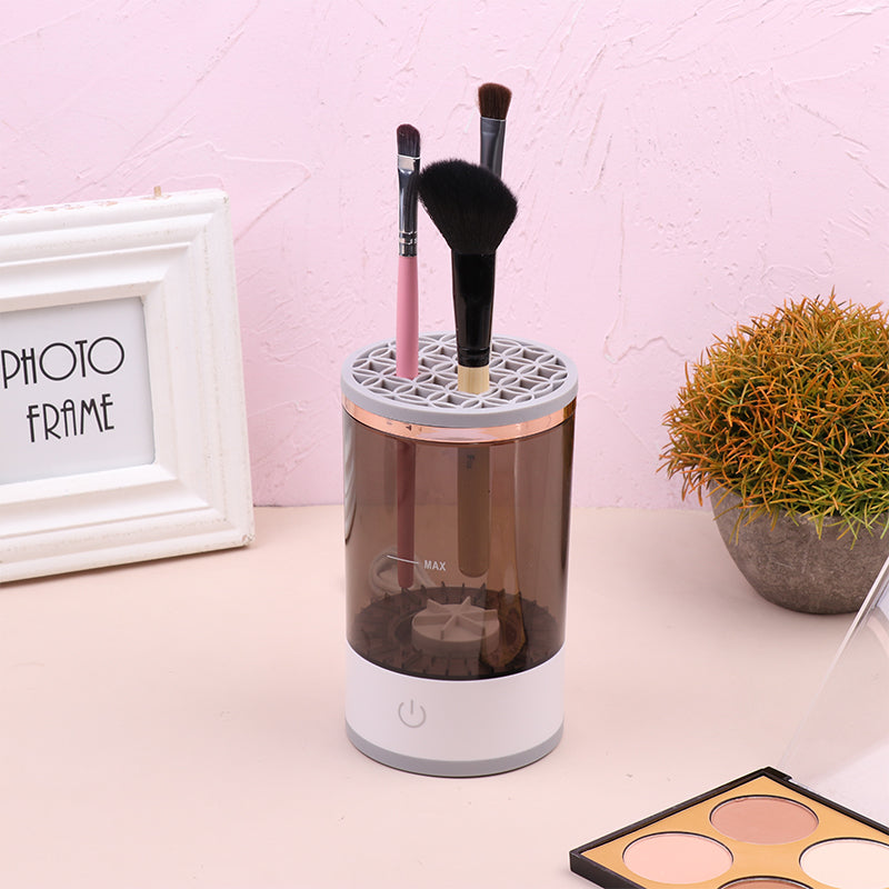 USB Electric Makeup Brush Cleaner – Portable Auto Brush Dryer