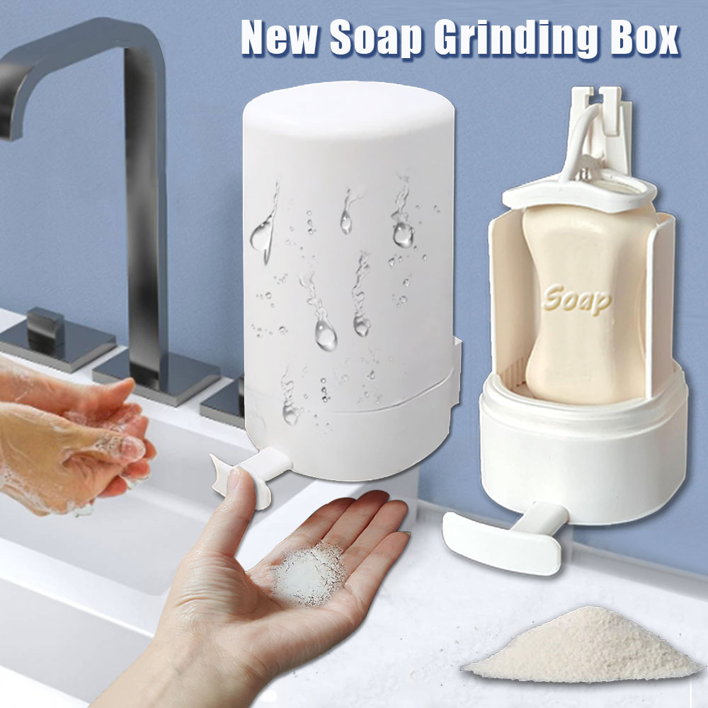 Wall Mounted Soap Grinder – Solid Bar to Powder Dispenser