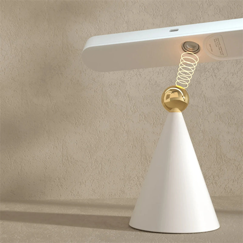 3-in-1 Magnetic Geometric Lamp – Wireless Desk/Wall Night Light