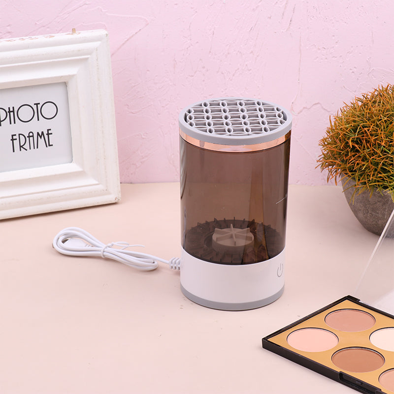 USB Electric Makeup Brush Cleaner – Portable Auto Brush Dryer
