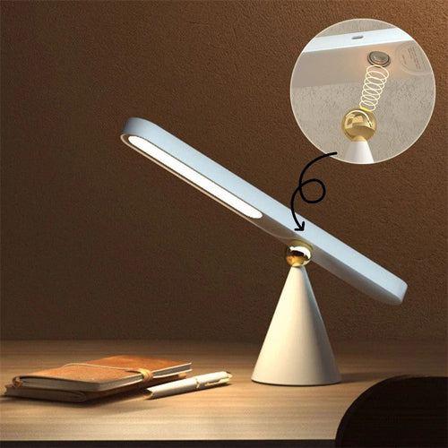 3-in-1 Magnetic Geometric Lamp – Wireless Desk/Wall Night Light