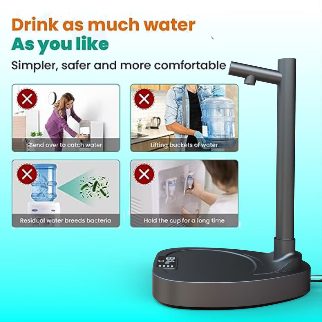 USB Rechargeable Automatic Water Dispenser with Stand