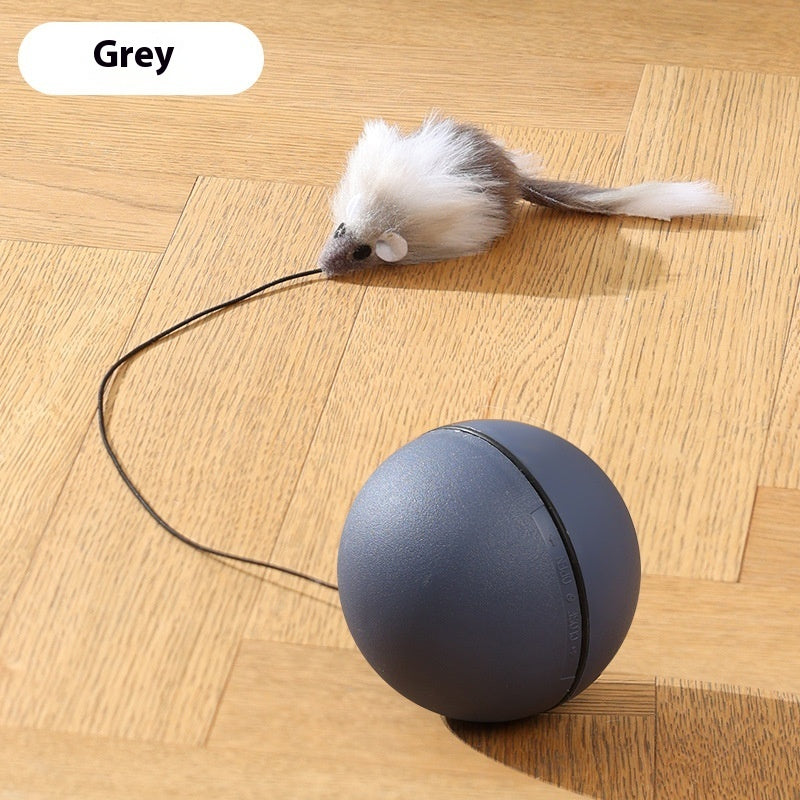 Automatic Rolling Cat Toy – Interactive Electric Moving Ball with Motion Sensor, USB Rechargeable