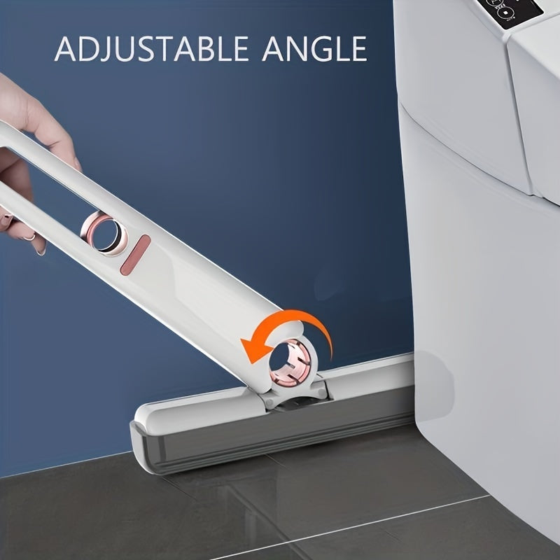 Self-Squeeze Portable Mini Mop – Hand-Free 2-in-1 Wet Dry Cleaning Tool